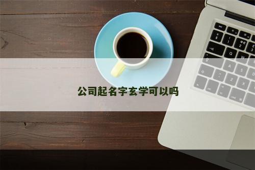 公司起名字玄学可以吗