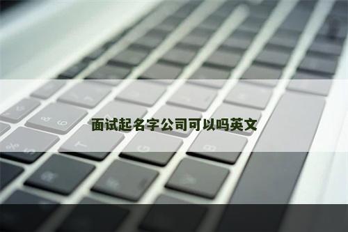面试起名字公司可以吗英文