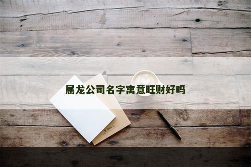 属龙公司名字寓意旺财好吗