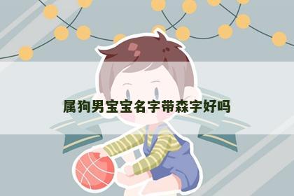 属狗男宝宝名字带森字好吗