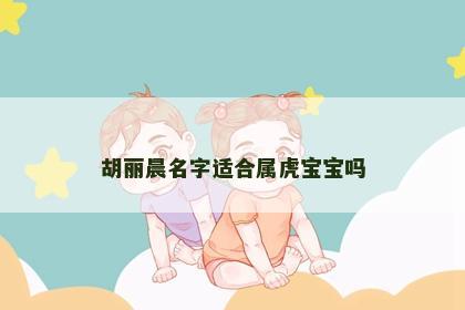 胡丽晨名字适合属虎宝宝吗