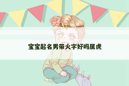 宝宝起名男带火字好吗属虎