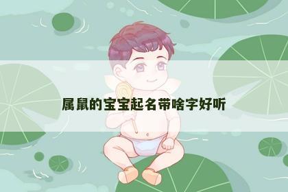 属鼠的宝宝起名带啥字好听