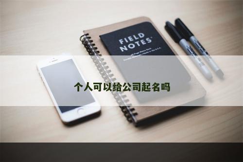 个人可以给公司起名吗