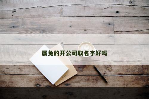 属兔的开公司取名字好吗