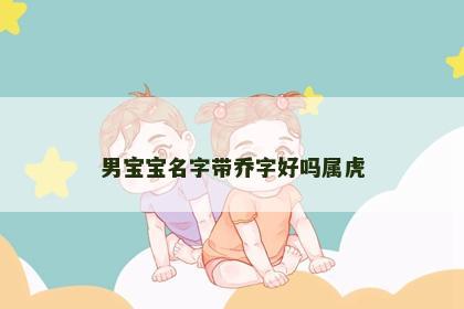 男宝宝名字带乔字好吗属虎
