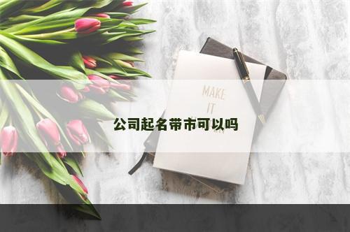 公司起名带市可以吗