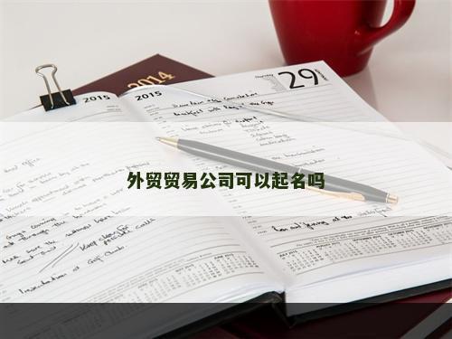 外贸贸易公司可以起名吗